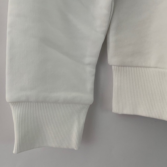 Women’s Reebok White Sweatshirt with Black Logo. Sz S NWT - Picture 6 of 7